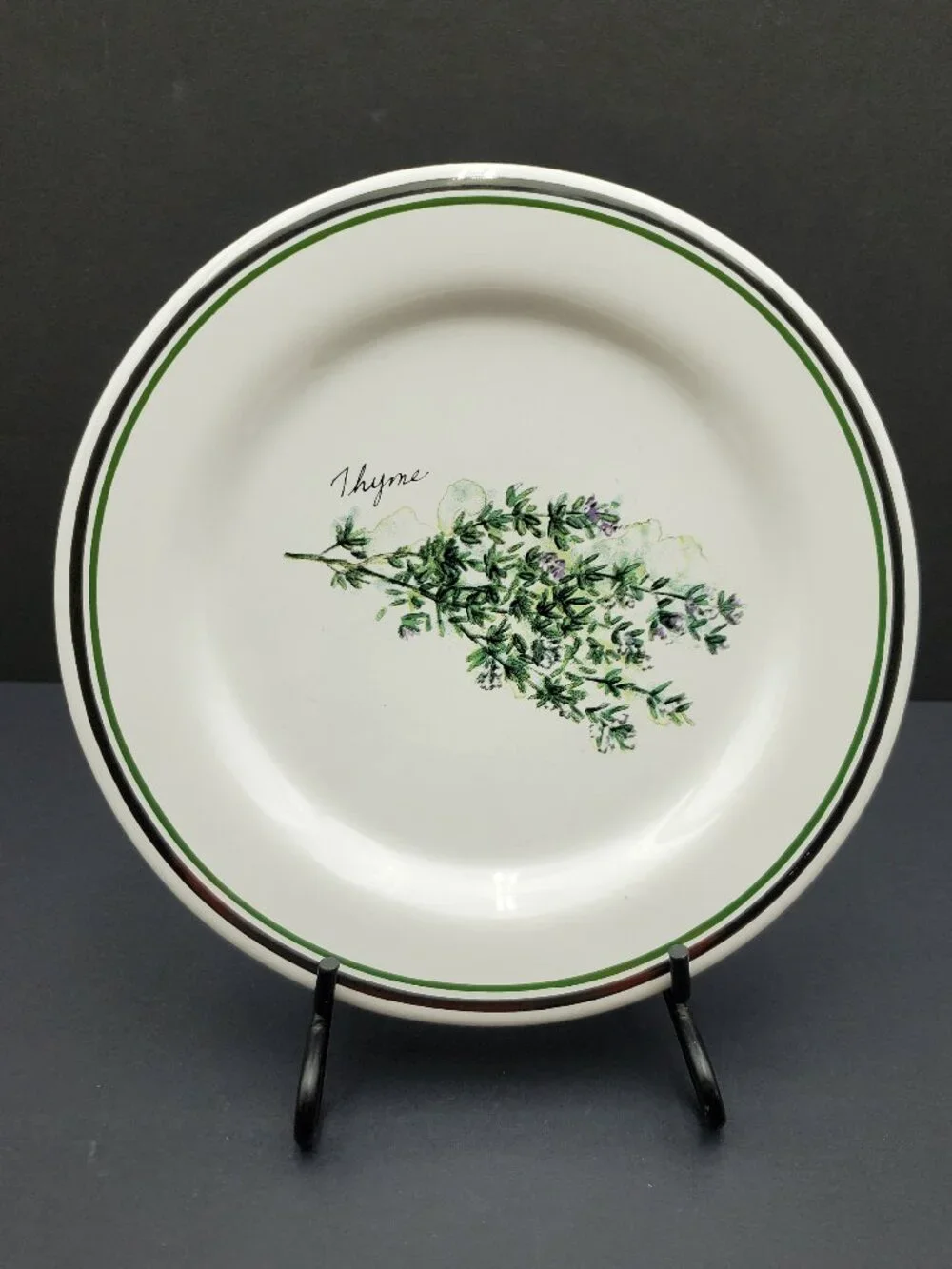 Williams-Sonoma Culinary Herbs Salad Plates Williams Sonoma WSO24 Dessert Plates